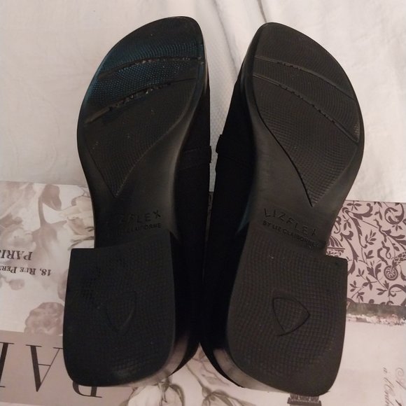 Liz Claiborne Black Mules | Size 9M - Picture 4 of 5